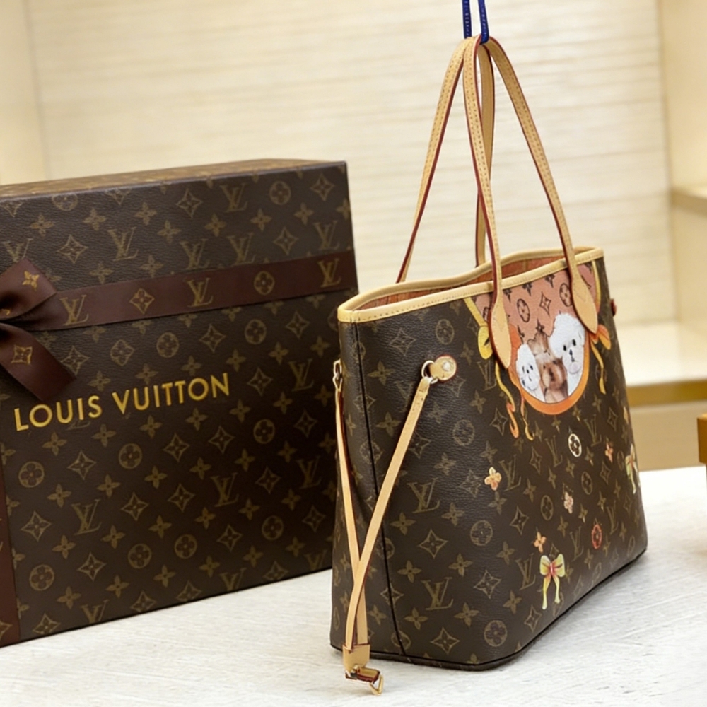 <AUTHENTIC>Louis Vuitton Canvas Tote Bag - Picture 2 of 6